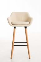 Barhocker Grant Kunstleder creme Barhocker Grant Kunstleder creme