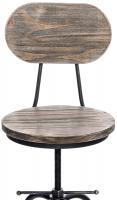 2er Set Barhocker Pino, Holz antik silber 2er Set Barhocker Pino, Holz antik silber