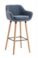 Barhocker Grant Stoff blau Barhocker Grant Stoff blau