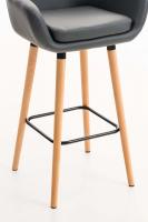 Barhocker Grant Kunstleder grau Barhocker Grant Kunstleder grau