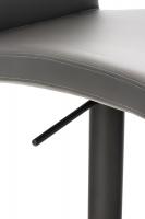 2er Set Barhocker Cadiz Kunstleder schwarz grau 2er Set Barhocker Cadiz Kunstleder schwarz grau