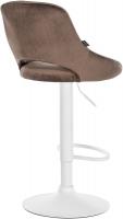 2er Set Barhocker Milet Samt W braun 