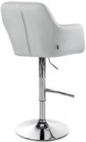 Barhocker Natoma Samt chrom creme Barhocker Natoma Samt chrom creme