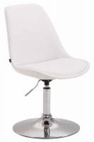 4er Set Esszimmerstühle Maverick C Kunstleder weiß 
