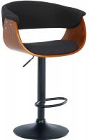 2er Set Barhocker Vestal Stoff walnuss/schwarz 2er Set Barhocker Vestal Stoff walnuss/schwarz