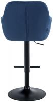 Barhocker Natoma Samt schwarz blau Barhocker Natoma Samt schwarz blau