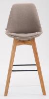 2er Set Barhocker Metz Stoff natura taupe 2er Set Barhocker Metz Stoff natura taupe
