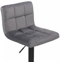 Barhocker Feni Samt grau Barhocker Feni Samt grau