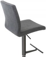 Barhocker Cadiz Stoff schwarz dunkelgrau Barhocker Cadiz Stoff schwarz dunkelgrau