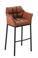 Barhocker Damaso B mit 4-Fuß Gestell hellbraun Barhocker Damaso B mit 4-Fuß Gestell hellbraun
