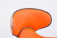 2er Set Barhocker Las Vegas V2 Kunstleder chrom orange 2er Set Barhocker Las Vegas V2 Kunstleder chrom orange