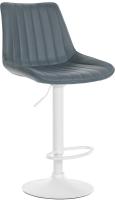 Barhocker Toni Kunstleder weiß grau Barhocker Toni Kunstleder weiß grau