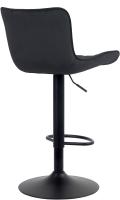 Barhocker Emma Samt schwarz Barhocker Emma Samt schwarz