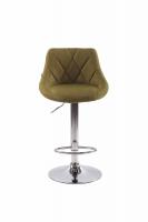2er Set Barhocker Lazio Stoff grün 2er Set Barhocker Lazio Stoff grün