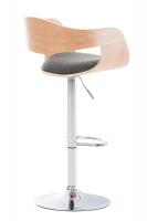 2er Set Barhocker Kingston Stoff natura/hellgrau 2er Set Barhocker Kingston Stoff natura/hellgrau