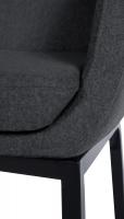 Barhocker Rockhill B Filz grau 