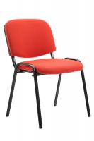 Besucherstuhl Ken Stoff rot Besucherstuhl Ken Stoff rot