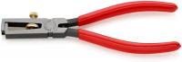 Abisolierzange L.160mm pol.Ku.-Überzug m.Öffnungsf.KNIPEX Abisolierzange L.160mm pol.Ku.-Überzug m.Öffnungsf.KNIPEX