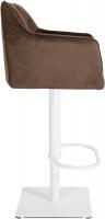 Barhocker Damaso W Samt braun 