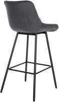 Barhocker Weston Samt dunkelgrau Barhocker Weston Samt dunkelgrau