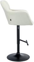 Barhocker Natoma Stoff schwarz creme 