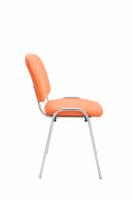 Besucherstuhl Ken C Kunstleder orange 