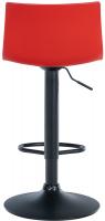 2er Set Barhocker Branford Kunststoff rot 2er Set Barhocker Branford Kunststoff rot