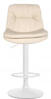 Barhocker Laurel Kunstleder weiß creme Barhocker Laurel Kunstleder weiß creme