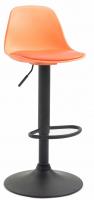 Barhocker Kiel Kunstleder schwarz orange Barhocker Kiel Kunstleder schwarz orange