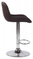 Barhocker Lentini Kunstleder chrom braun Barhocker Lentini Kunstleder chrom braun