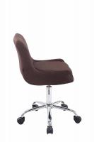 Arbeitshocker Club Stoff braun 