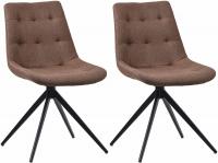 2er Set Esszimmerstuhl Merna Stoff taupe 2er Set Esszimmerstuhl Merna Stoff taupe