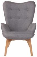 Lounger Durham Stoff grau 