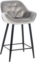 Barhocker Gibson Samt grau Barhocker Gibson Samt grau