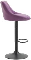 Barhocker Lazio Kunstleder schwarz lila Barhocker Lazio Kunstleder schwarz lila