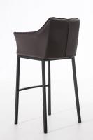Barhocker Damaso B mit 4-Fuß Gestell braun 