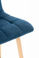 2er Set Barhocker Lincoln Samt blau 2er Set Barhocker Lincoln Samt blau