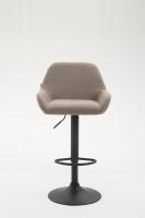 Barhocker Braga Stoff taupe Barhocker Braga Stoff taupe
