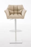 Barhocker Damaso W Stoff creme Barhocker Damaso W Stoff creme