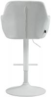 Barhocker Natoma Samt weiß creme Barhocker Natoma Samt weiß creme