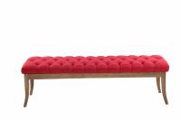 Sitzbank Ramses Stoff antik-hell 150 cm rot Sitzbank Ramses Stoff antik-hell 150 cm rot