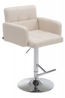 Barhocker Los Angeles, Stoff creme