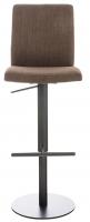Barhocker Cadiz Stoff schwarz braun 