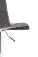 Barhocker Hoover Stoff hellgrau Barhocker Hoover Stoff hellgrau