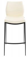 Barhocker Matola Kunstleder schwarz creme 