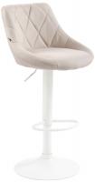 Barhocker Lazio Stoff weiß creme Barhocker Lazio Stoff weiß creme