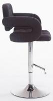 2er Set Barhocker Dublin Stoff schwarz 2er Set Barhocker Dublin Stoff schwarz
