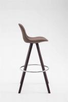 Barhocker Franklin Stoff Rund Cappuccino (eiche) braun Barhocker Franklin Stoff Rund Cappuccino (eiche) braun