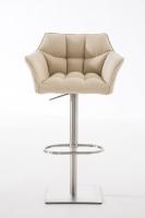 Barhocker Damaso E Stoff creme Barhocker Damaso E Stoff creme