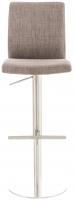 Barhocker Cadiz Stoff edelstahl grau Barhocker Cadiz Stoff edelstahl grau